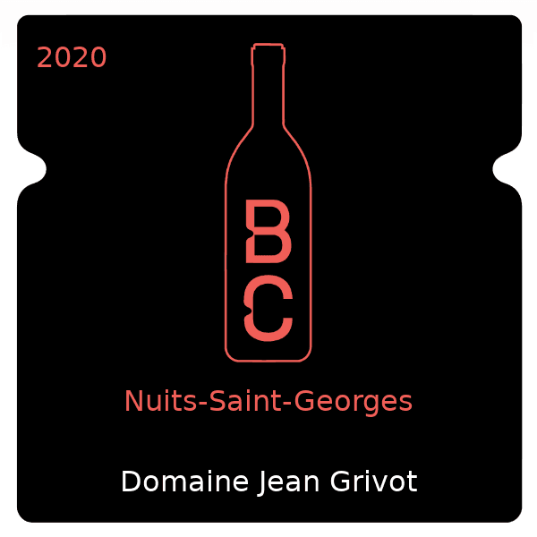 Jean Grivot Nuits-Saint-Georges 2020