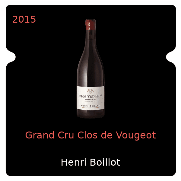 Henri Boillot Grand Cru Clos de Vougeot 2015