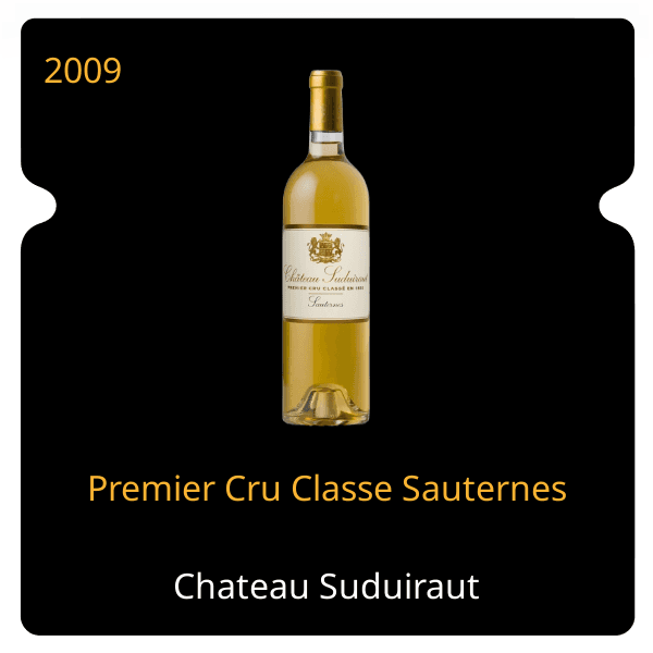 Suduiraut Premier Cru Classe Sauternes 2009