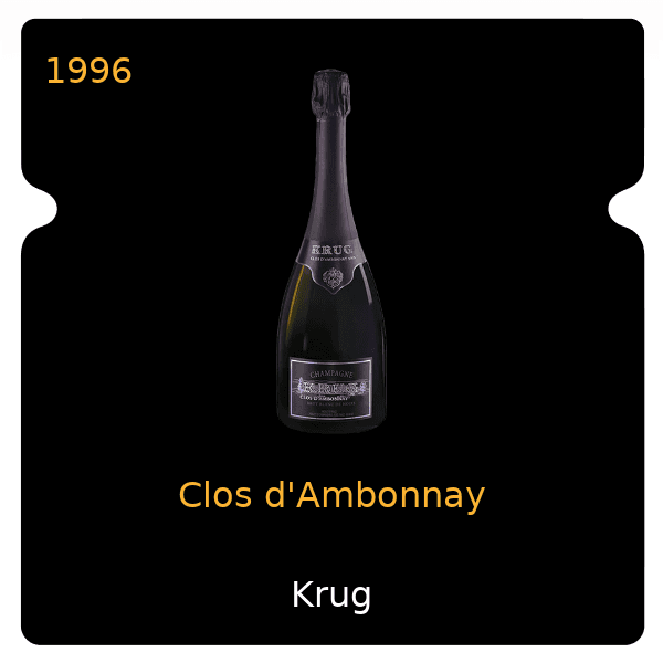 Krug Clos d'Ambonnay 1996