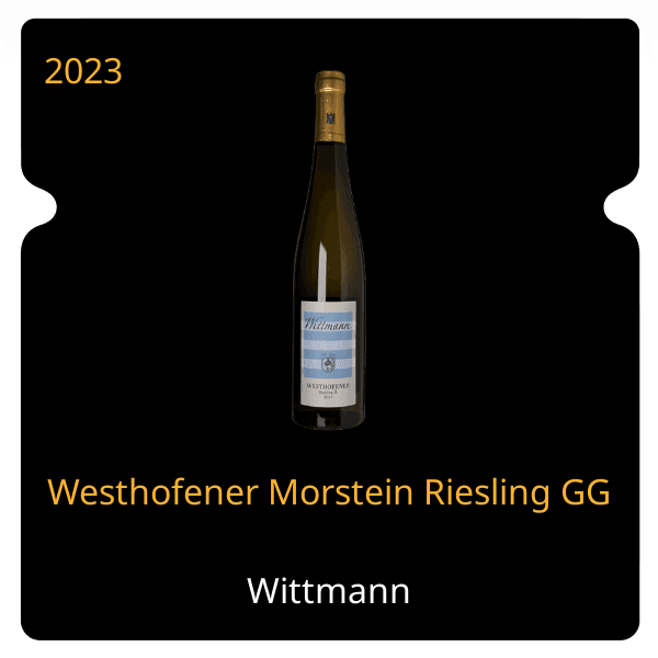 Wittmann Westhofener Morstein Riesling GG 2023