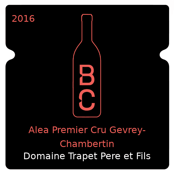 Trapet Pere et Fils Alea Premier Cru Gevrey-Chambertin 2016