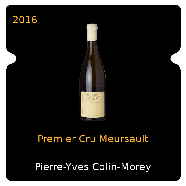 Pierre-Yves Colin-Morey Premier Cru Meursault 2016