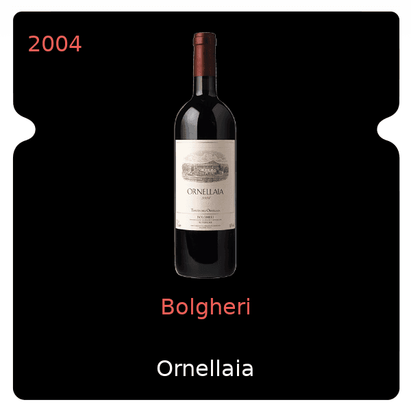 Ornellaia Bolgheri 2004