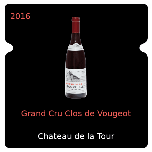 de la Tour Grand Cru Clos de Vougeot 2016