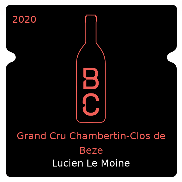 Lucien Le Moine Grand Cru Chambertin-Clos de Beze 2020