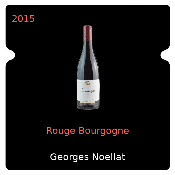Georges Noellat Rouge Bourgogne 2015
