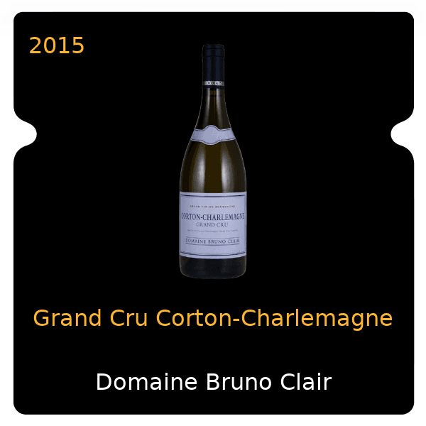 Bruno Clair Grand Cru Corton-Charlemagne 2015