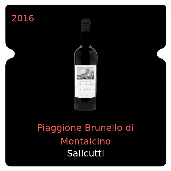 Salicutti Piaggione Brunello di Montalcino 2016