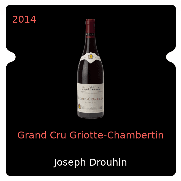 Joseph Drouhin Grand Cru Griotte-Chambertin 2014