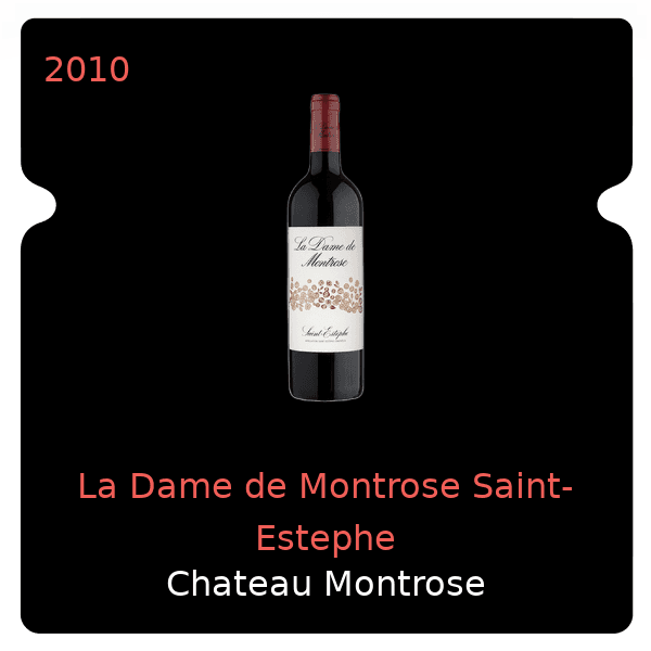 Montrose La Dame de Montrose Saint-Estephe 2010