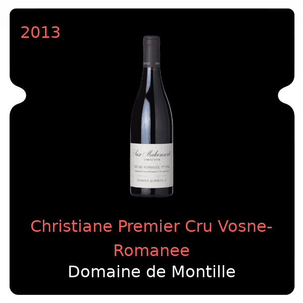 Montille Christiane Premier Cru Vosne-Romanee 2013