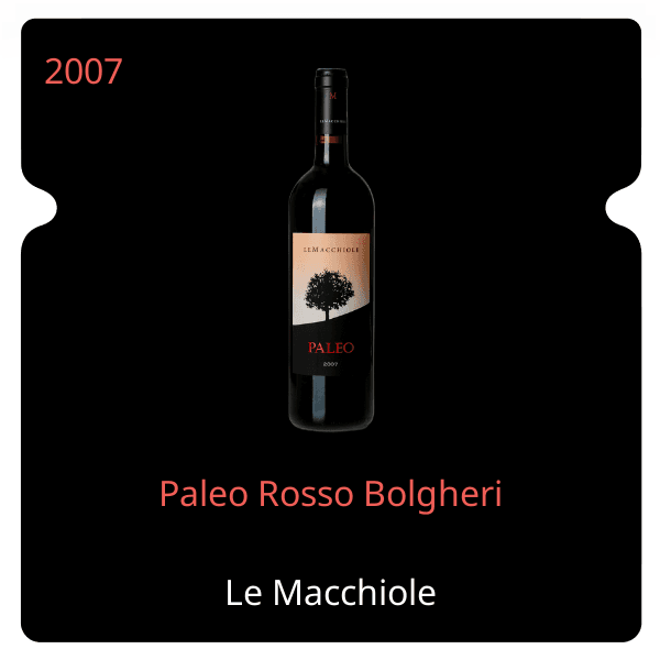 Macchiole Paleo Rosso Bolgheri 2007