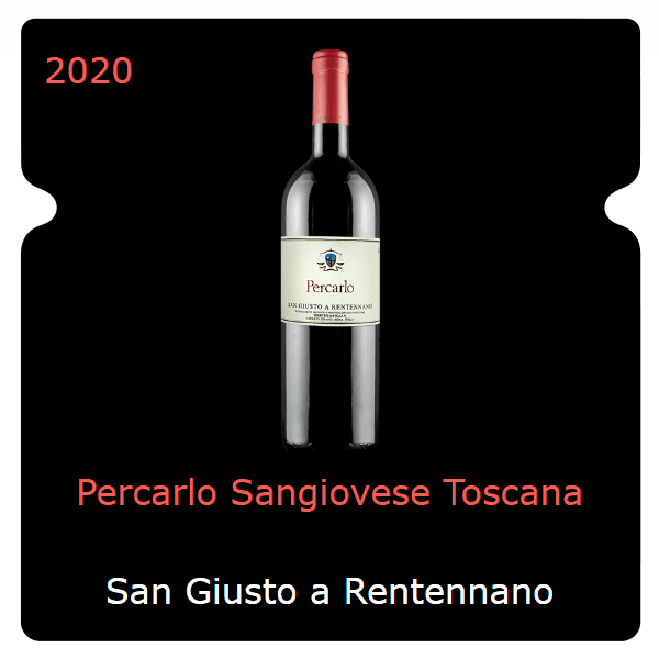 San Giusto a Rentennano Percarlo Sangiovese Toscana 2020