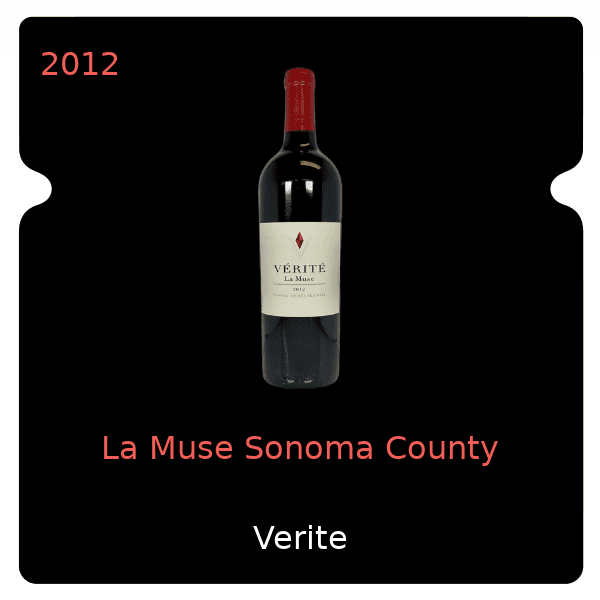 Verite La Muse Sonoma County 2012