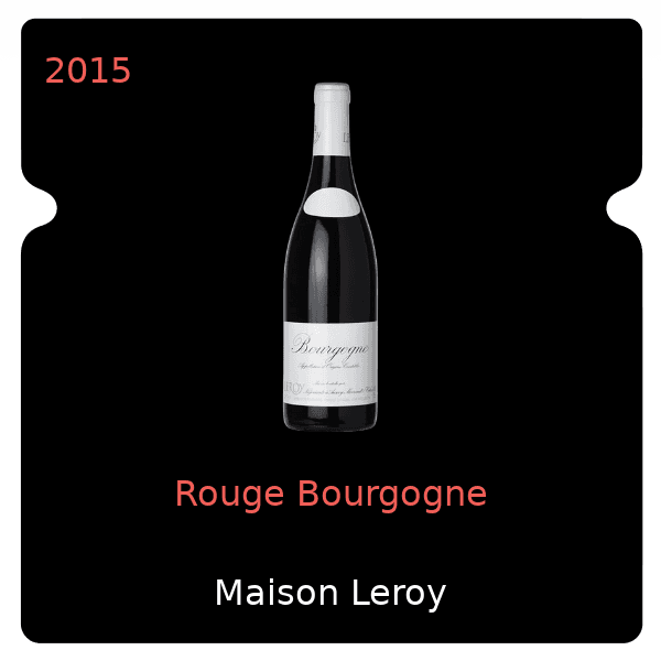 Leroy Rouge Bourgogne 2015
