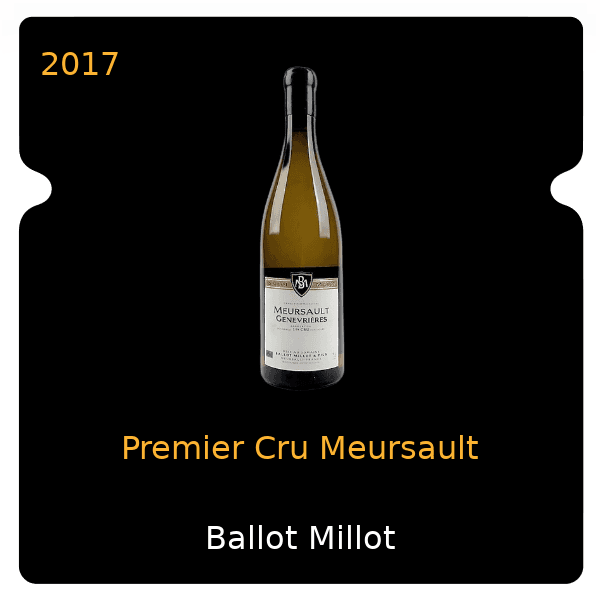 Ballot Millot Premier Cru Meursault 2017