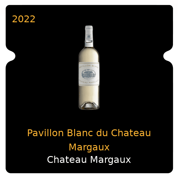 Margaux Pavillon Blanc du Chateau Margaux 2022