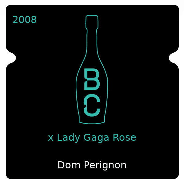 Dom Perignon x Lady Gaga Rose 2008