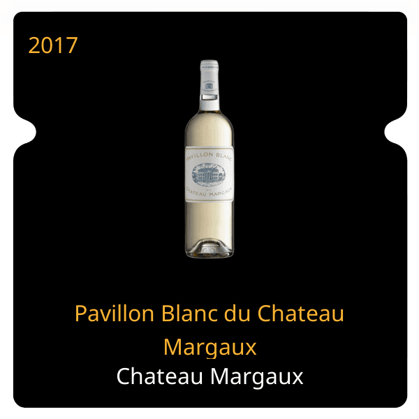 Margaux Pavillon Blanc du Chateau Margaux 2017