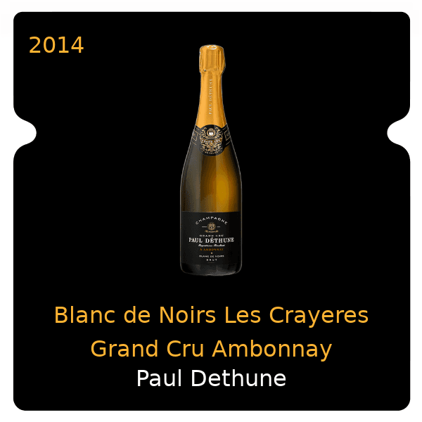 Paul Dethune Blanc de Noirs Les Crayeres Grand Cru Ambonnay 2014