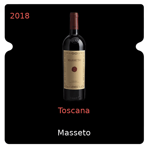 Masseto Toscana 2018