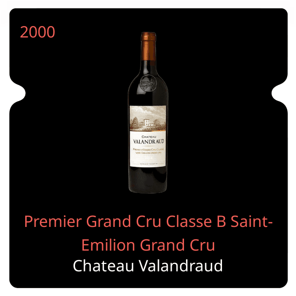 Valandraud Premier Grand Cru Classe B Saint-Emilion Grand Cru 2000