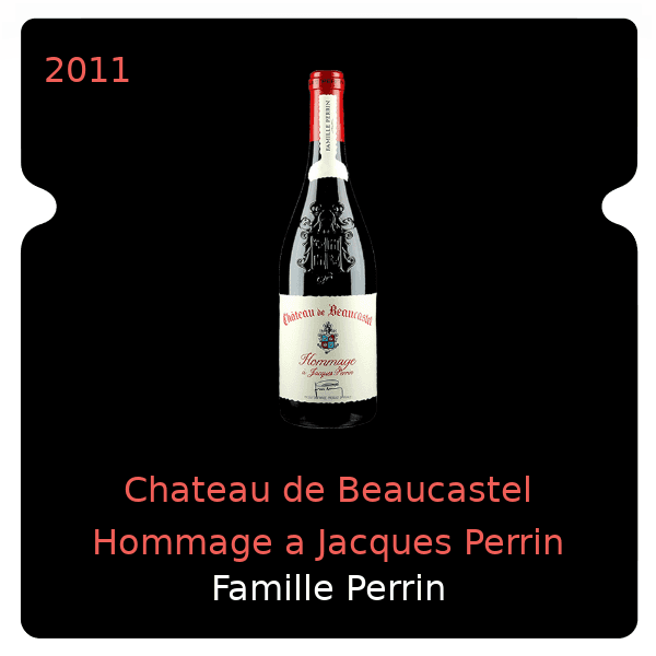 Famille Perrin Chateau de Beaucastel Hommage a Jacques Perrin Chateauneuf-du-Pape 2011
