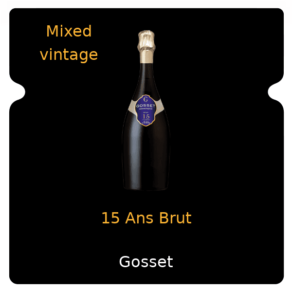 Gosset 15 Ans Brut Mixed Vintage