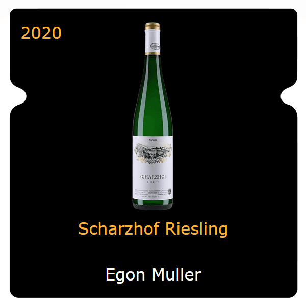 Egon Muller Scharzhof Riesling 2020
