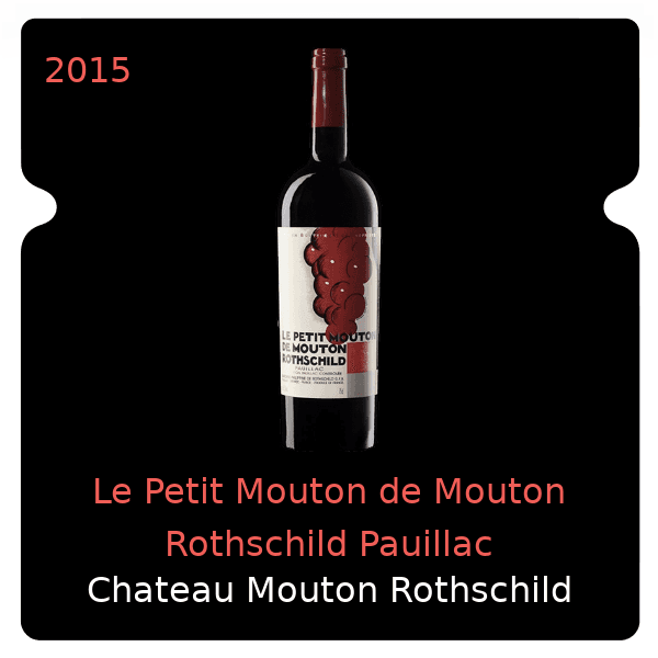 Mouton Rothschild Le Petit Mouton de Mouton Rothschild Pauillac 2015
