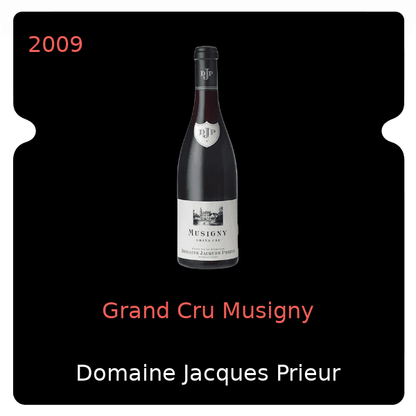 Jacques Prieur Grand Cru Musigny 2009