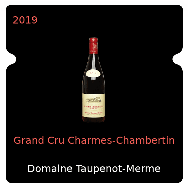 Taupenot Merme Grand Cru Charmes-Chambertin 2019
