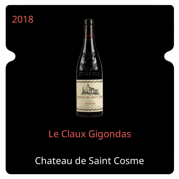 Saint Cosme Le Claux Gigondas 2018