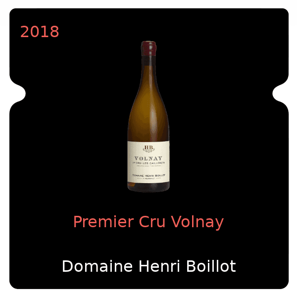 Henri Boillot Premier Cru Volnay 2018