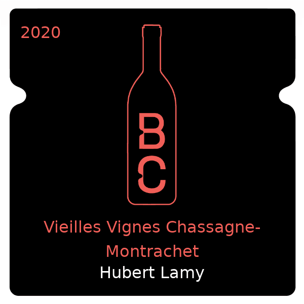 Hubert Lamy Vieilles Vignes Chassagne-Montrachet 2020