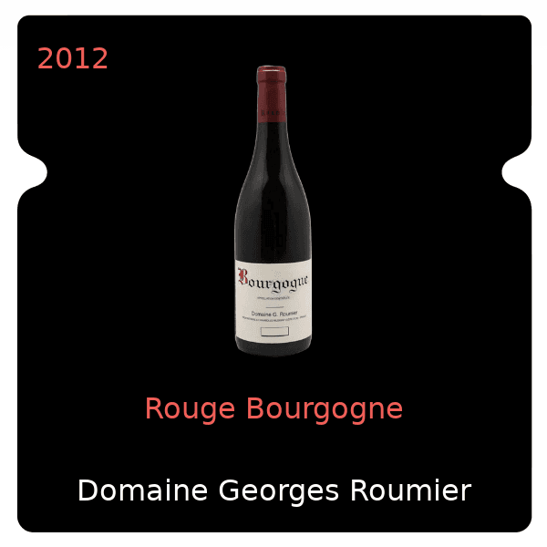 Georges Roumier Rouge Bourgogne 2012