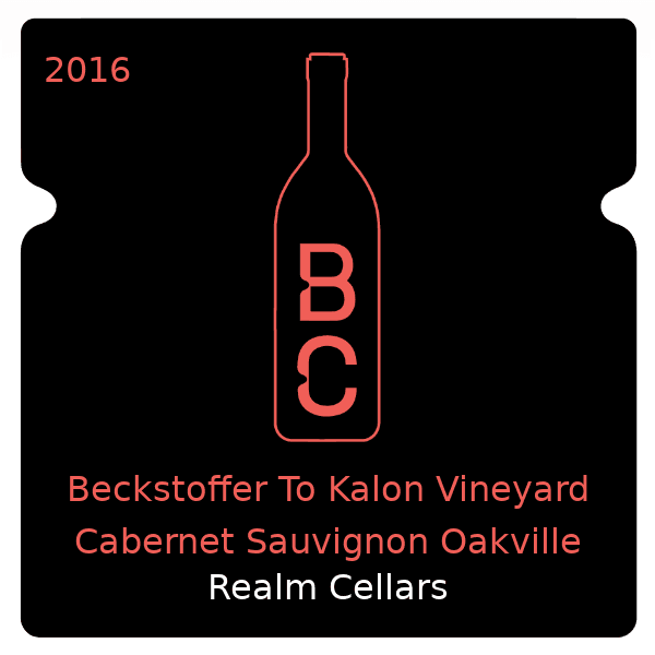 Realm Cellars Beckstoffer To Kalon Vineyard Cabernet Sauvignon Oakville 2016