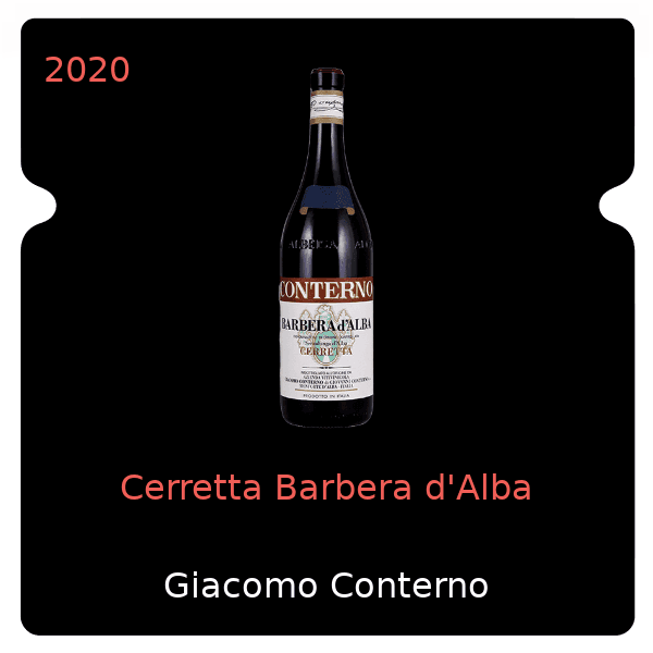 Giacomo Conterno Cerretta Barbera d'Alba 2020