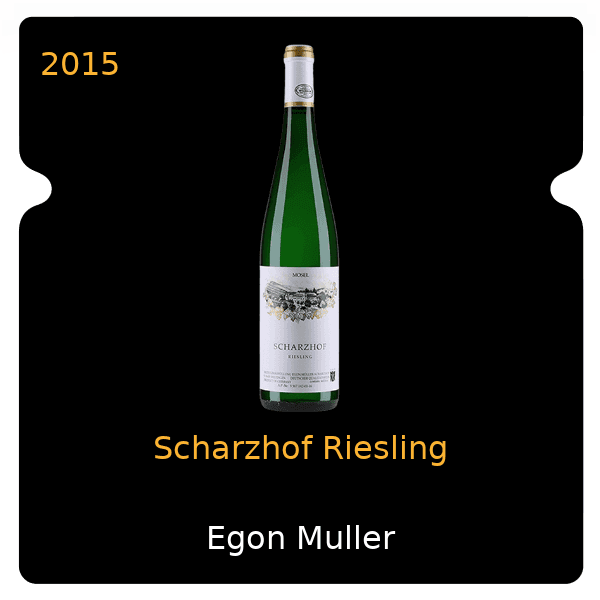 Egon Muller Scharzhof Riesling 2015