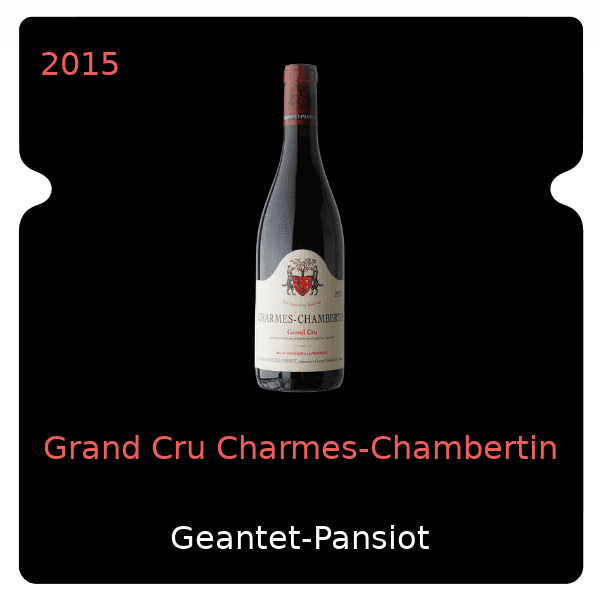Geantet-Pansiot Grand Cru Charmes-Chambertin 2015