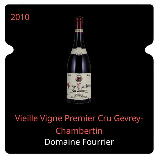 Fourrier Vieille Vigne Premier Cru Gevrey-Chambertin 2010