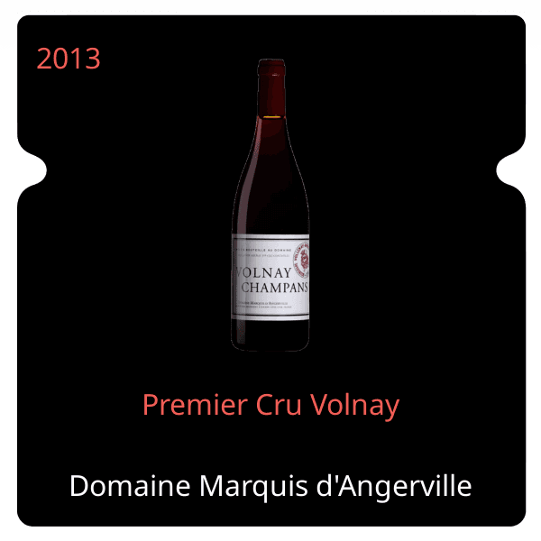 Marquis d'Angerville Premier Cru Volnay 2013