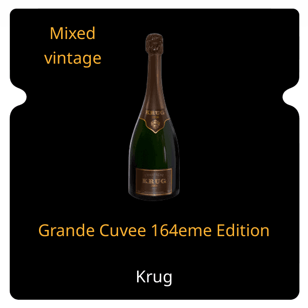 Krug Grande Cuvee 164eme Edition Mixed Vintage