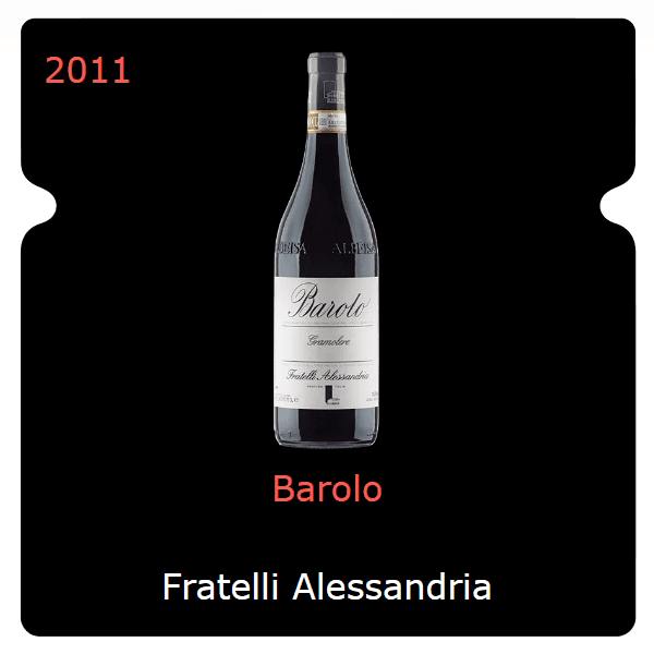 Fratelli Alessandria Barolo 2011