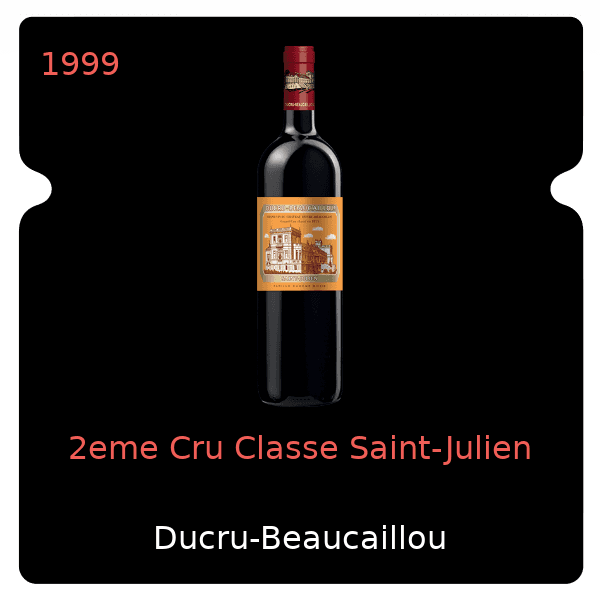 Ducru-Beaucaillou 2eme Cru Classe Saint-Julien 1999