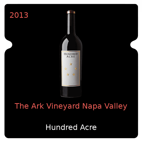 Hundred Acre The Ark Vineyard Napa Valley 2013
