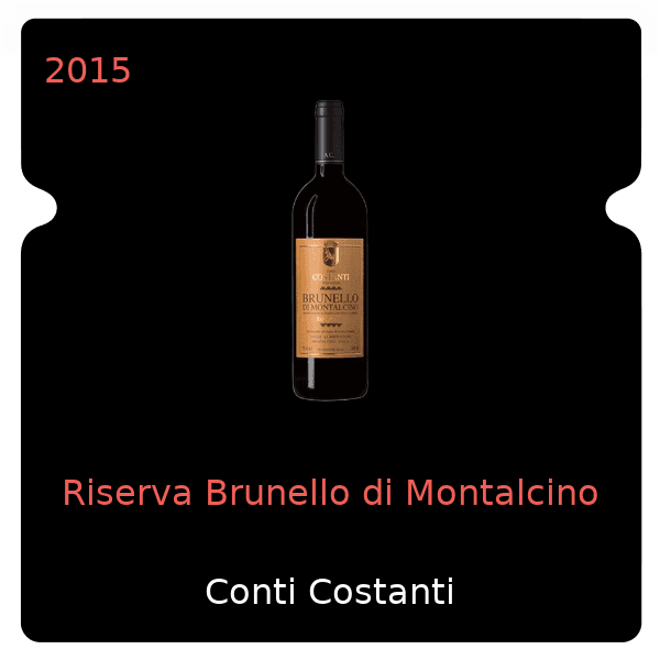 Conti Costanti Riserva Brunello di Montalcino 2015