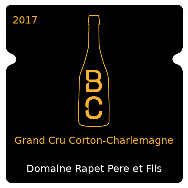 Rapet Grand Cru Corton-Charlemagne 2017
