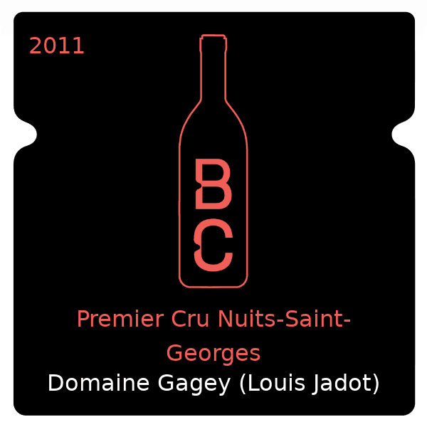 Andre Gagey (Louis Jadot) Premier Cru Nuits-Saint-Georges 2011